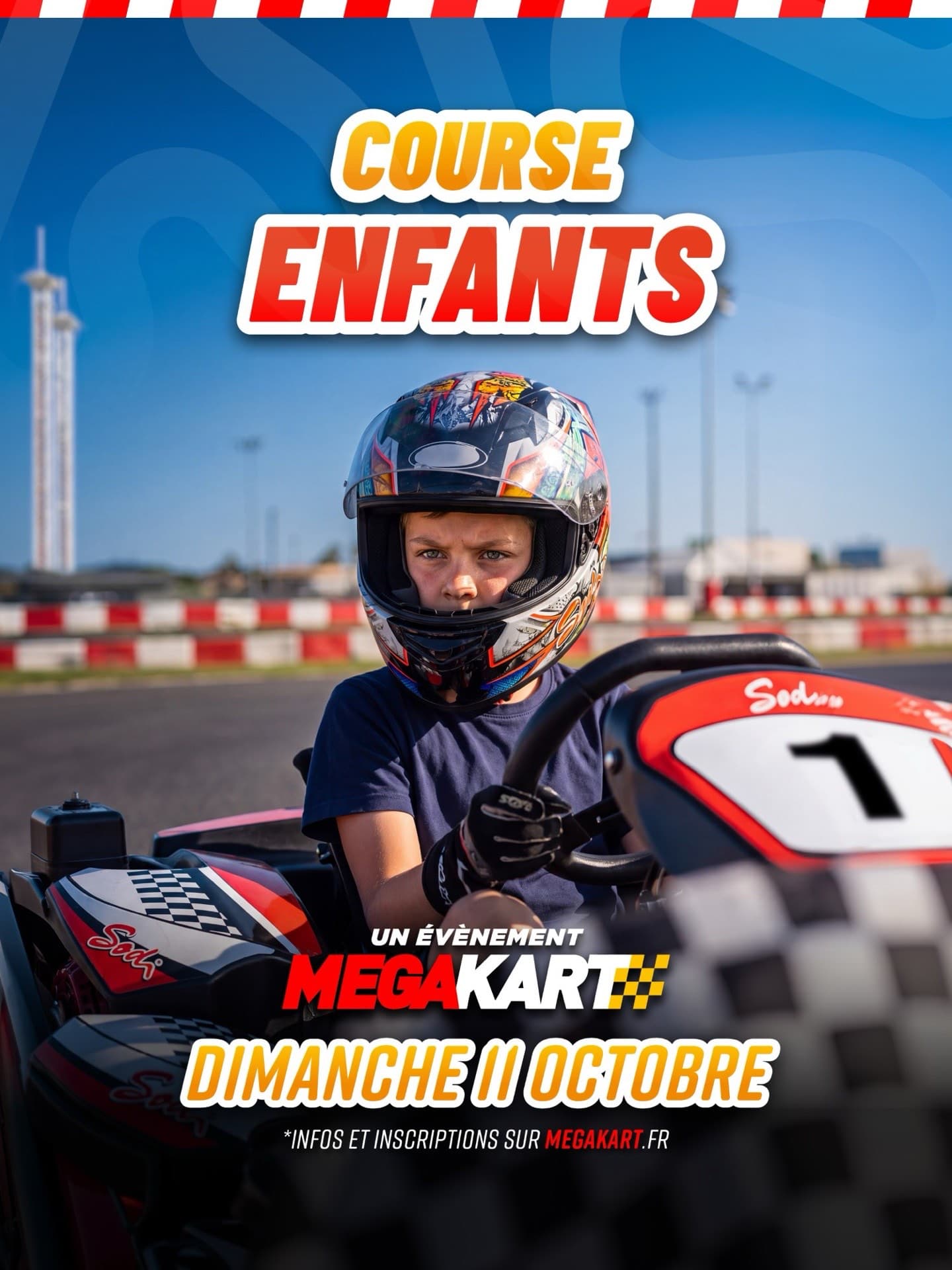 Affiche officielle : Course Enfant chez MegaKart
